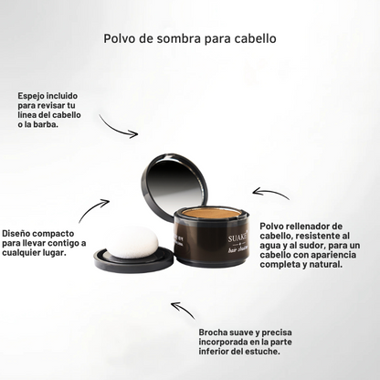 Polvo de sombra para cabello
