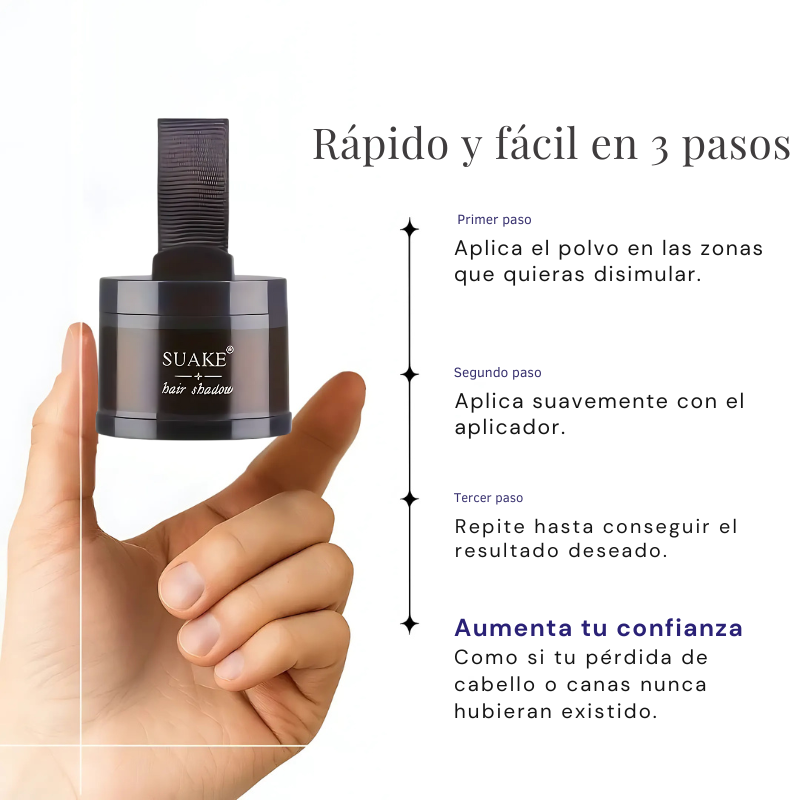 Polvo de sombra para cabello